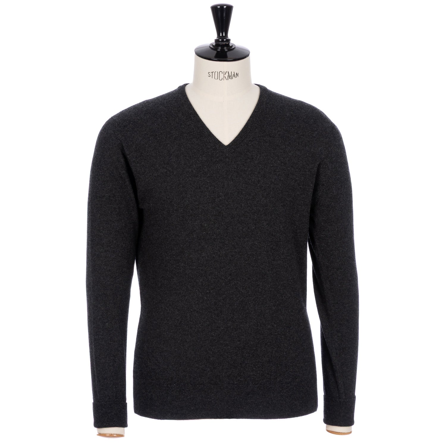 Sweater "Oxton Vee" made from fine Scottish 1 Ply Cashmere